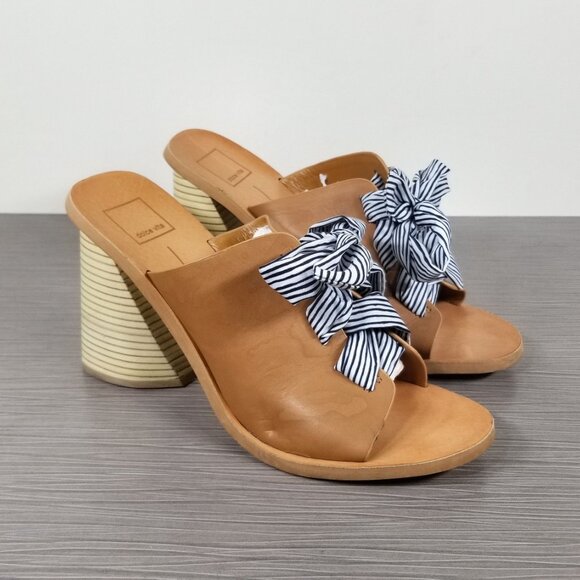 Dolce Vita Amber Lace-Up Sandal, Caramel Leather, Womens Size 10 M - Picture 2 of 11